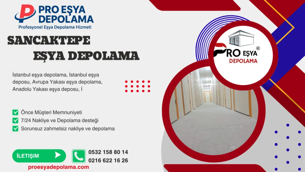 sancaktepe eşya depolama