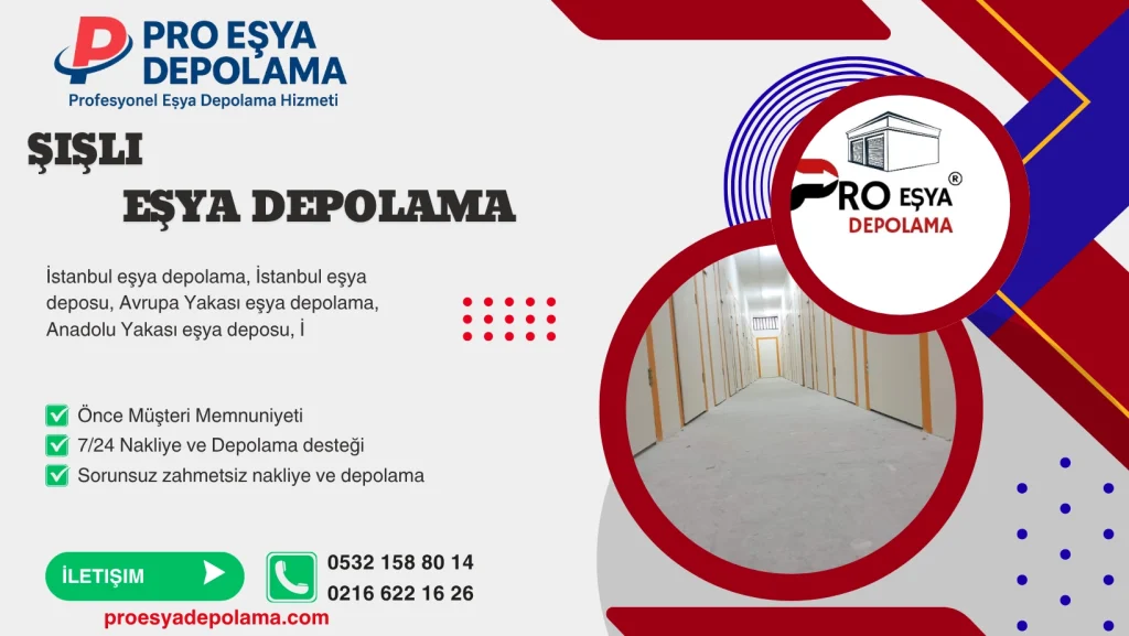şişli eşya depolama